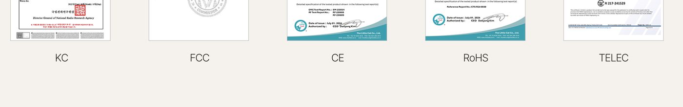 Certifications
